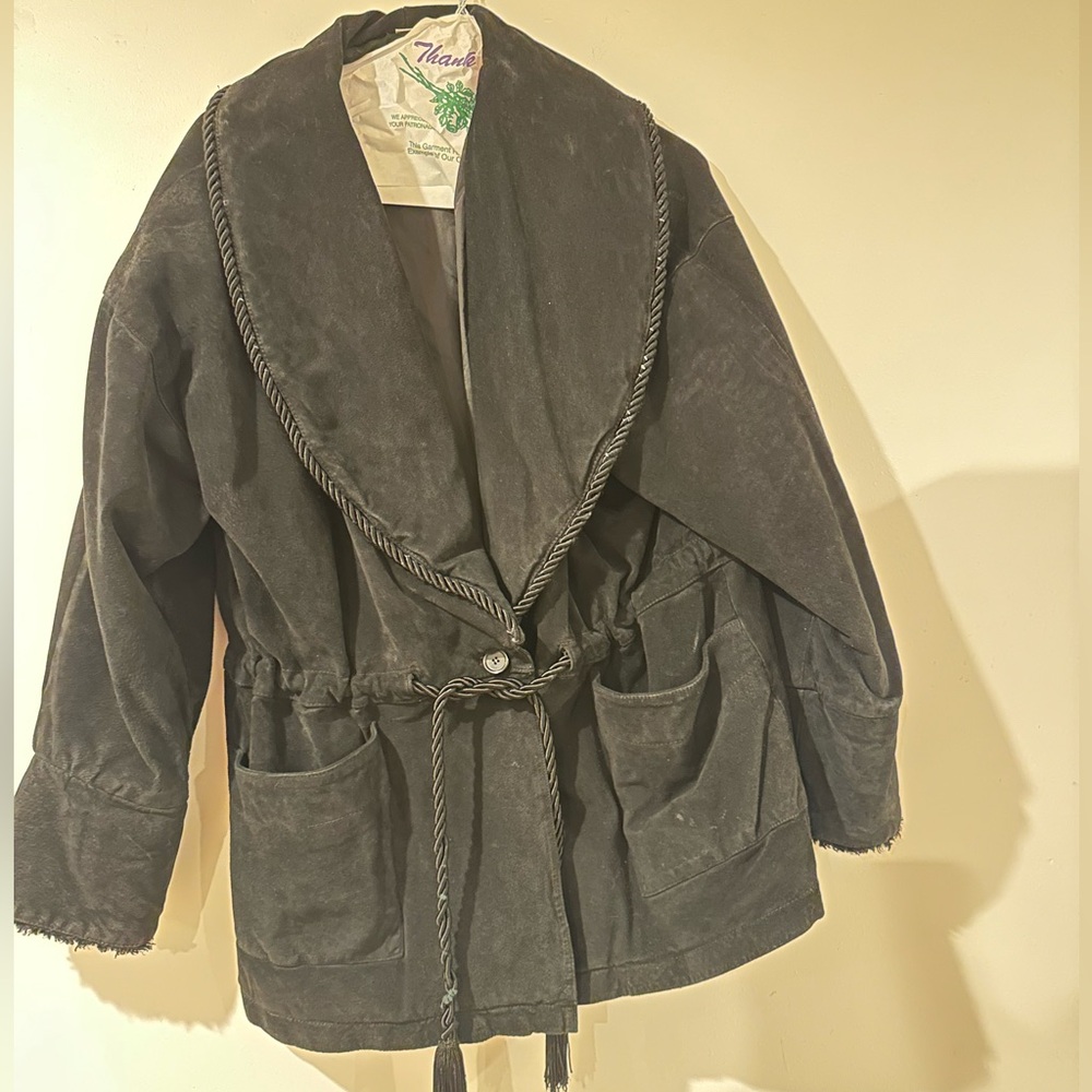 Vintage Leather Black Jacket